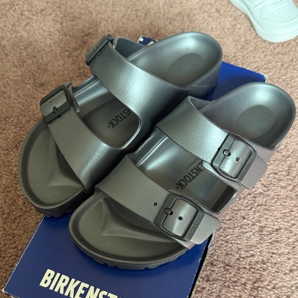 Birkenstock Gray Arizona Essentials EVA Sandals - Picture 1 of 4